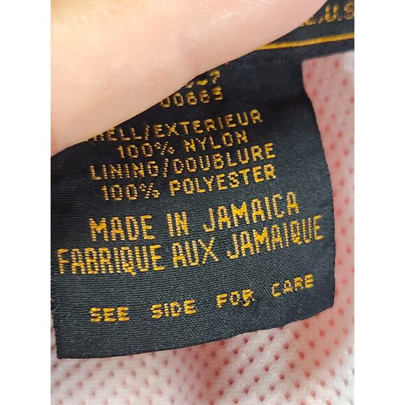 Vtg Eddie Bauer Windbreaker Size Small Pink Vented Full Zip Long Sleeve Outdoors - Picture 16 of 16